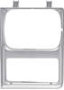 T70080 Headlamp Bezel; 1985-88 Chevrolet/GMC Truck/SUV; Single Headlamps; Without Chrome Grill; Silver; LH - image 1