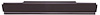 T70171 1973-91 Chevrolet, GMC Crew Cab Truck, Suburban; Rocker Panel; Slip-On Type; Beneath Rear Side Door; RH or LH - image 1