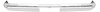 T70397B Chrome Rear Bumper; 1981-91 Chevy Fleetside Pickup, Blazer, Suburban; with Impact Strip Holes - image 1