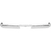 T70397B Chrome Rear Bumper; 1981-91 Chevy Fleetside Pickup, Blazer, Suburban; with Impact Strip Holes - image 2