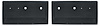 T70411 1967-71 Chevy Pickup, Blazer, Suburban; Interior Front Door Panels; Stamped Steel; C10; Pair - image 1