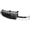 T70458 Front Grille Assembly for 1999-2002 GMC Sierra, Yukon [Chrome Shell with Black Insert] - image 3