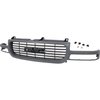 T70459 1999-02 GMC Sierra, Yukon; Front Grill; Dark Gray - image 2