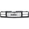 T70463 1994-99 GMC Pickup, Jimmy, Yukon, Suburban, Front Grill Assembly, w/Dual Headlamps, Black - image 2
