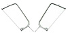 T70487C Vent Glass and Chrome Frame 1955-1959 Chevy, GMC Truck; Clear Glass; LH and RH; Pair - image 1
