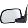T70534 Manual Mirror; 1999-07 Chevrolet, GMC Truck, 2000-06 Suburban, Tahoe, Yukon, 2002-06 Avalanche, Escalade; Black - image 2
