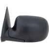 T70534 Manual Mirror; 1999-07 Chevrolet, GMC Truck, 2000-06 Suburban, Tahoe, Yukon, 2002-06 Avalanche, Escalade; Black - image 4