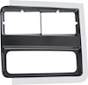 T70551 1989-91 GMC Pickup, Jimmy, Suburban; Headlamp Bezel; w/Dual Headlamps; Drivers Side