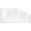 T70713C 1960-63 Chevrolet, GMC Pickup, Suburban; Interior Door Panel; Stamped Steel; Chrome; LH Driver Side - image 1
