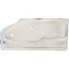 T70713C 1960-63 Chevrolet, GMC Pickup, Suburban; Interior Door Panel; Stamped Steel; Chrome; LH Driver Side - image 2