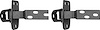 T70737 1947-55 Chevrolet, GMC Truck; Door Hinges; Upper and Lower; LH Driver Side; Pair
