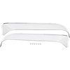 T70882 1955-59 Chevrolet, GMC Truck; Door Window Visor Shades; Polished Stainless; Pair - image 1