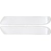 T70882 1955-59 Chevrolet, GMC Truck; Door Window Visor Shades; Polished Stainless; Pair - image 2