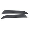 T70882 1955-59 Chevrolet, GMC Truck; Door Window Visor Shades; Polished Stainless; Pair - image 3