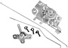 T70895 1967-71 Chevy Pickup, Blazer/Jimmy, Suburban; Door Latch Assembly; Rods and Relay; LH Driver Side - image 1