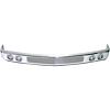 T71089C Front Bumper; 1988-98 Chevrolet, GMC Truck; With Driving & Fog Lamps; With Single Insert; Chrome - image 1