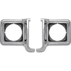 T71142 1973-78 Chevrolet/GMC; Pickup; Blazer; Jimmy; Suburban; Headlamp Bezels; Chrome and Dark Argent Silver; LH and RH - image 1