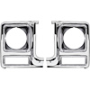 T71143 1979-80 Chevrolet; GMC; Pickup; Blazer; Jimmy; Suburban; Headlamp Bezels; Chrome and Dark Argent Silver; LH and RH; Vehic - image 1