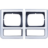 T71154 1985-88 Chevy, GMC Pickup, Blazer/Jimmy, Suburban; Headlamp Bezels; Single; Without Chrome; Pair - image 1