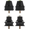 T71206 Cab Mount Kit for 1973-80 Chevy/GMC 1/2 ton 2WD Trucks, Standard Cab