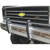 T71221 1973-80 Chevy, GMC Pickup, Blazer/Jimmy, Suburban; Front Bumper Guard Set; Chrome; with Rubber Impact Strip, Hardware - image 2