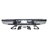 T71267 Rear Step Bumper; 1999-07 Chevrolet Silverado, GMC Sierra GMT800 Series 1500, 2500 Fleetside; With Brackets; Chrome - image 1