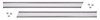 T71611 1983-84 Chevrolet Truck; Center Grill Molding; With Hardware; Pair - image 1
