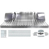 T71616 1967-72 Chevrolet, GMC Shortbed; Fleetside; Full Bed Floor Panel; With Bracing; 6.5 Bed; With Wider Tubs; Silver Primer - image 1