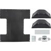 T71616P Full Bed Floor Panel; 1967-72 Chevrolet, GMC Shortbed; Fleetside; With Bracing; 6.5' Bed; With 4" Wider Tubs; Black - image 2