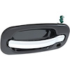 T76004 1999-07 Chevrolet, GMC Truck/SUV; Exterior Door Handle; With Key Hole; Black Smooth Housing, Chrome Lever; Front; Left - image 1