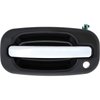 T76004 1999-07 Chevrolet, GMC Truck/SUV; Exterior Door Handle; With Key Hole; Black Smooth Housing, Chrome Lever; Front; Left - image 2