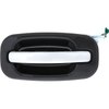 T76016 1999-07 Chevrolet, GMC Truck/SUV; Exterior Door Handle; Black Smooth Housing; Chrome Lever; Rear Side Door; Left - image 2