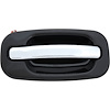 T76024 1999-07 Chevrolet, GMC Truck/SUV; Exterior Door Handle; Without Key Hole; Black Smooth Housing; Chrome Lever; Front; Righ - image 1