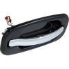 T76024 1999-07 Chevrolet, GMC Truck/SUV; Exterior Door Handle; Without Key Hole; Black Smooth Housing; Chrome Lever; Front; Righ - image 4