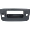 T76047 2007-13 Chevrolet, GMC Truck; Tail Gate Handle Bezel; Black Textured; With Key Hole; With Backup Camera Hole - image 2