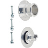 T76063 Billet Aluminum, Fuel Filler Neck, w/ Pop-Up Gas Cap - image 1