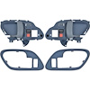 T78100BL 1995-02 Chevy, GMC Pickup Truck, SUV; Inner Door Handle Set; With Bezels; Power Locks; Black Lever; Blue Housing - image 1