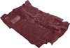 TC17175C6 1988-91 Chevy/GMC Crew Cab Pickup 2 WD / Column Shift Claret / Oxblood Molded Cut Pile Carpet Set - image 2