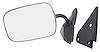TC3819 1988-02 Chevy, GMC Pickup, Blazer, Tahoe, Suburban; Outer Door Mirror; Chrome; LH Driver Side - image 1