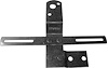 TC7003 1940-53 Chevrolet, GMC Pickup Truck; Tail Lamp Bracket; Black EDP Coated; LH Drivers Side - image 1