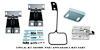 TDK1 1965 Mustang Fastback Trap Door Hardware Component Kit - image 1