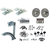 TDK2 1966 Mustang Fastback Trap Door Hardware Component Kit - image 1