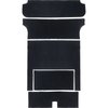 TF117118 1955-57 One-Fifty, Two-Ten, 2-Door; Wagon, 5-Piece Rear Cargo Area Carpet Set,; Loop,; Black - image 1