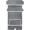 TF117118 1955-57 One-Fifty, Two-Ten, 2-Door; Wagon, 5-Piece Rear Cargo Area Carpet Set,; Loop,; Black - image 2