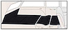 Superior Loop 5-Piece Carpet Set 1955-57 Chevrolet Wagon - image 1
