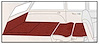 Superior Loop 5-Piece Carpet Set 1955-57 Chevrolet Wagon - image 1