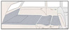Superior Loop 5-Piece Carpet Set 1955-57 Chevrolet Wagon - image 1