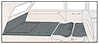 Superior Loop 5-Piece Carpet Set 1955-57 Chevrolet Wagon - image 1
