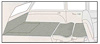 Superior Cut Pile 5-Piece Carpet Set 1955-57 Chevrolet Wagon - image 1