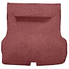 TF118915 1955-57 Bel Air, Two-Ten; 2 or 4 Door Hardtop, Sedan; Molded Trunk Carpet w/o Spare Tire Cutout; Loop; Maroon - image 1